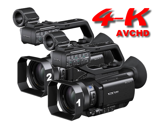Matching 4K AVCHD Sony Cameras