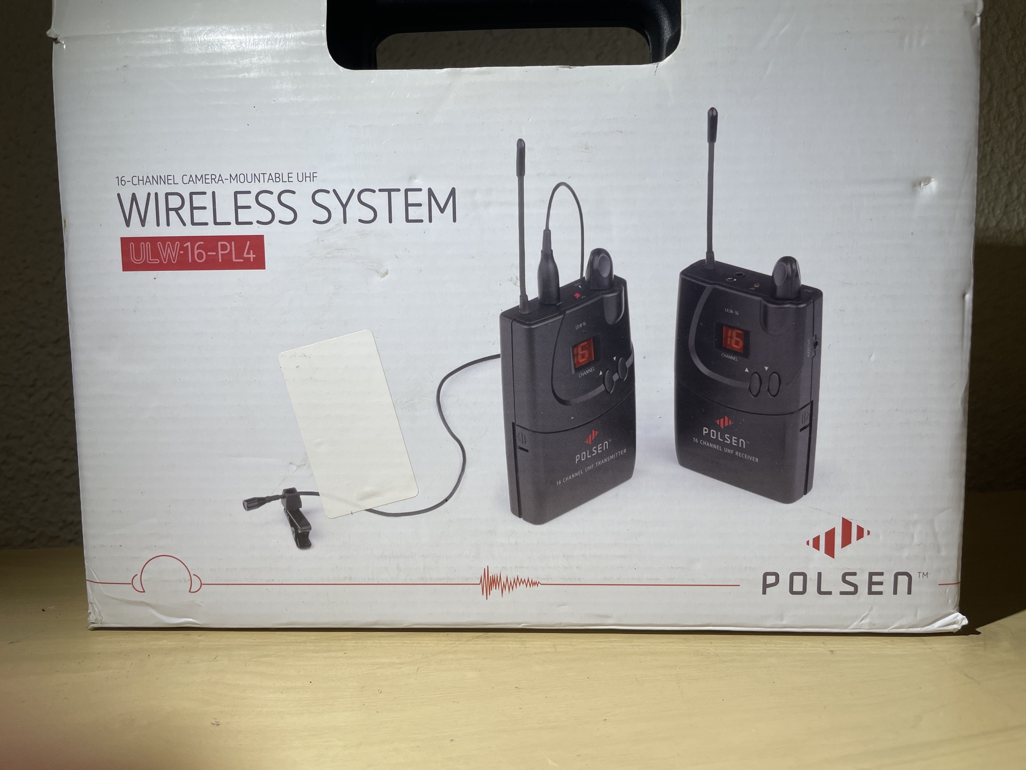 Polsen ULW-16-PL4 wireless microphone system